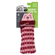 M-Pets Herby Catnip Sleeping Cat Mix of Colours 10cm - Cat Toy
