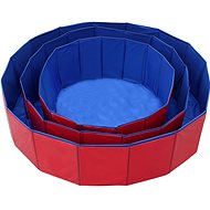 Petstar Dog Pool Blue Red M 120 × 30cm - Dog Pool
