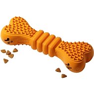 Vking Treat Bone Bone for Treats, Orange - Dog Toy