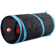 AngelMate Cat Tunnel Foldable with Balls 25 × 50cm - Cat Toy