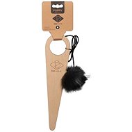 Ebi D&D Beech wood toy with balls and bell 30cm - Cat Toy