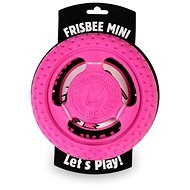 Kiwi Walker Flying & Floating Frisbee Mini TPR Foam Pink 16cm - Dog Toy