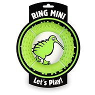 Kiwi Walker Mini TPR Foam Throwing and Swimming Ring Green 13cm - Dog Toy