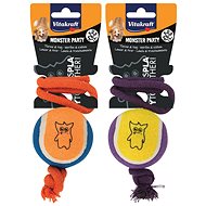 Vitakraft Toy Monster ball on rope 6,5 cm - Dog Toy