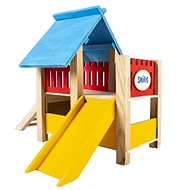 DUVO+ Smurfs Wooden playground 25 × 20 × 21 cm - Toy for Rodents