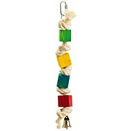 Karlie Wooden bird toy coloured with bell 20cm - Bird Toy