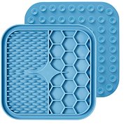 M-Pets LeccaMat licking pad blue L - Lick Mat