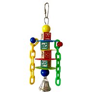 Terra International Learning cubes with plastic accessories and bell 21 × 7 cm - Bird Toy