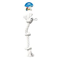 Duvo+ Parrot hanging toy with 3 rope knots 38 cm - Bird Toy