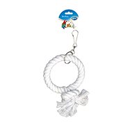 Duvo+ Hanging toy for parrots rope circle 17 cm - Bird Toy