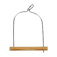 Duvo+ Wooden bird swing - Bird Toy