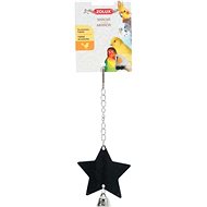 Zolux Star-shaped mirror with bell - Bird Toy