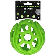 Dog Comets Titan perforated ball green 11,5 cm - Dog Toy Ball