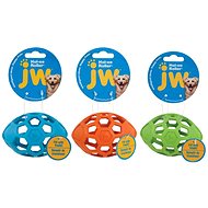 JW Hol-EE Roller Rugby ball mix of colours 10 cm Small - Dog Toy