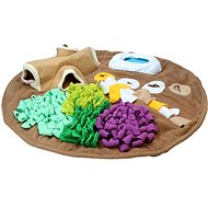 AFP Dig It Toy sniffing rug circle with squirrel - Snuffle Mat