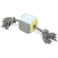 Beeztees cube with rope for puppies 35 cm - Dog Toy