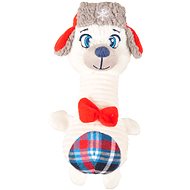 Flamingo Christmas polar bear plush for dogs 27 cm - Dog Toy