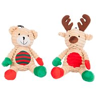 Flamingo Christmas corduroy toy 18 cm - Dog Toy