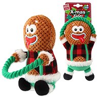 GiGwi Vánoční hračka Pan Perníček 25 cm - Dog Toy