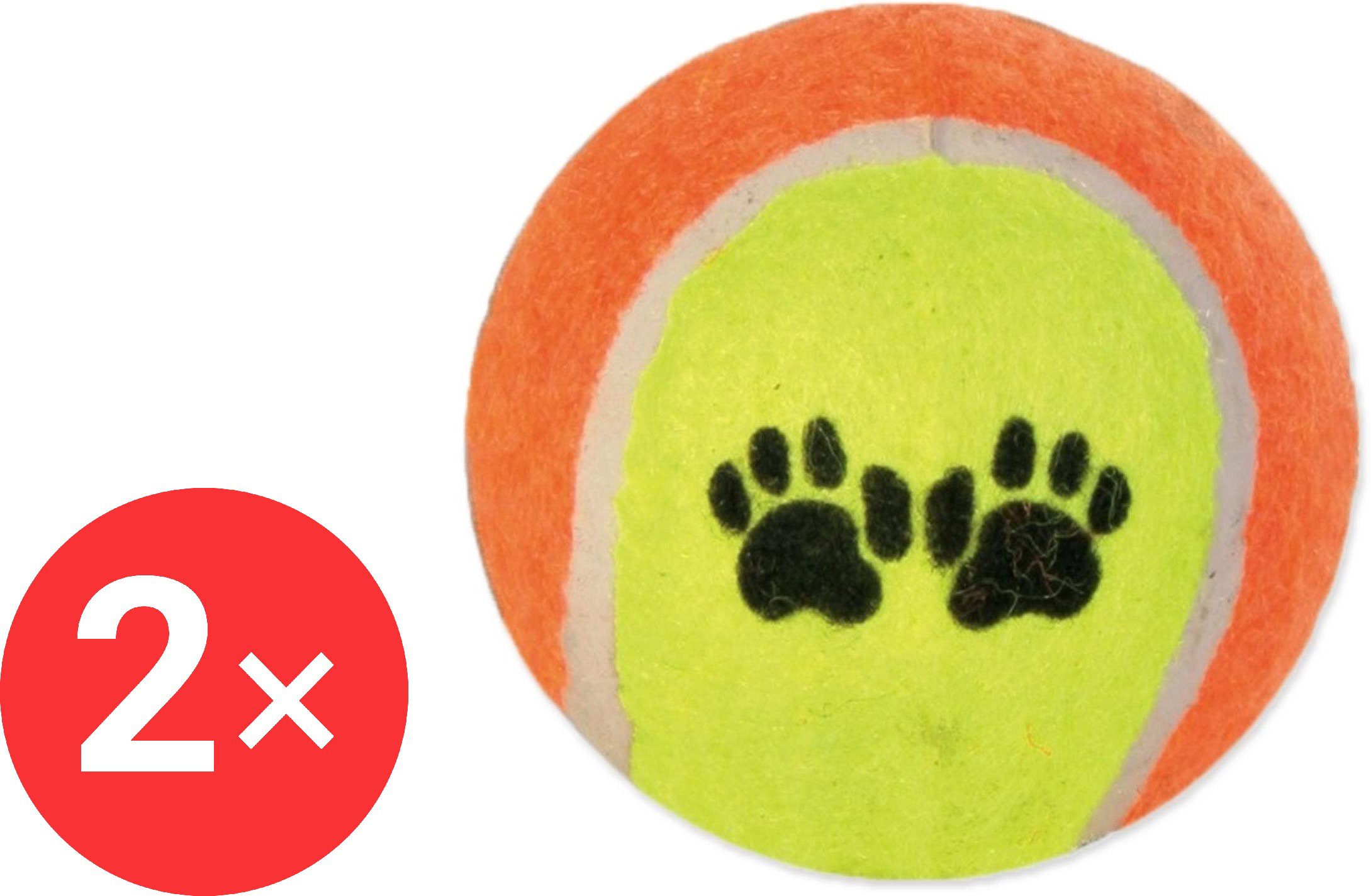 Trixie tennis ball 6 cm 2 pcs - Dog Toy Ball