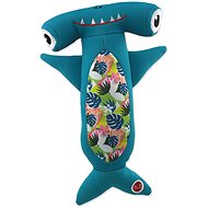 Dog Fantasy Water Float floating hammerhead with PET bottle turquoise 33 cm - Dog Toy