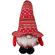 Dog Fantasy Winter Tale Red Squeaky Dwarf 30 cm - Dog Toy