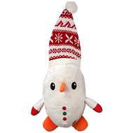 Dog Fantasy Winter Tale snowman with hat, squeaky 40 cm - Dog Toy