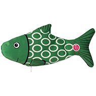 Magic Cat Winter Tale moving fish green 28 cm - Cat Toy