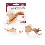 Tommi Natural Only Fish and Mouse 4 cm - Cat Toy