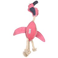 animALL Toy Vulture big leather with ropes colourful 49 cm - Dog Toy