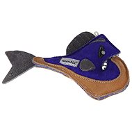 animALL Toy Piranha leather coloured 23 × 16,5 cm - Dog Toy