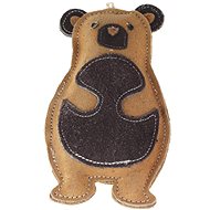 animALL Toy Bear standing leather 12 × 20 cm - Dog Toy