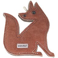 animALL Toy Fox natural leather felt backed 20 × 15 cm - Dog Toy