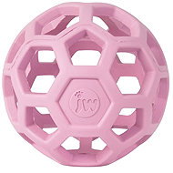 JW Hol-EE Punched ball Trend-ee Medium - Pink - Dog Toy Ball