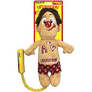 Hasbro Operation Cavity Sam plush with tug-of-war rope 30 cm - Dog Toy