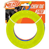 Nerf Dog 3 pcs transparent circles with spikes EXO 12,5 cm - Dog Toy