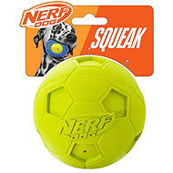 Nerf Dog Rubber squeaky football 10 cm - Dog Toy Ball