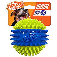 Nerf Dog Whistle ball with spikes in three parts 9,5 cm - Dog Toy Ball