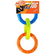 Nerf Dog Tug of war with three rings - Dog Toy