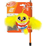 Nerf Cat Plush bird with bell and wand 9 cm - Cat Toy