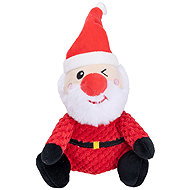 Uniqpets Squeaky plush Santa 20 cm - Dog Toy