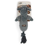 AFP Lamb Jumbo Stuffed animal with rope - Dog Toy