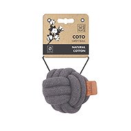 M-Pets COTO Cotton ball grey 9,5 cm - Dog Toy Ball