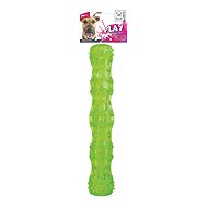 M-Pets SQUEAKY Squeaky rubber stick 27,3 x 5 cm green - Dog Toy