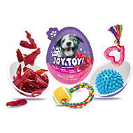 Joy & Toy Egg for Dogs with a Soft Jerky Surprise - Duck Meat - Dog Toy