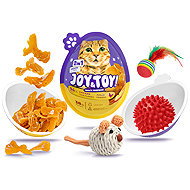 Joy & Toy Egg for Cats with a Surprise Thin Flakes - Chicken Meat - Cat Toy