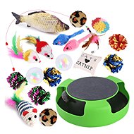 Hapet Cat Ball Track with 18-piece Toy Set - Cat Toy
