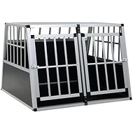 Shumee Cage for Dogs with Two Doors 94 × 88 × 69cm - Dog Cage
