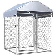 Shumee Outdoor Dog Kennel With Roof 100 × 100 × 125 cm - Dog Pen