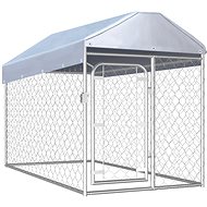 Shumee Outdoor Dog Kennel With Roof 200 × 100 × 125 cm - Dog Pen